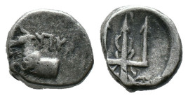 (Silver, 1.95g 10mm)

THRACE. Byzantion. Circa 387/6-340 BC. Hemidrachm