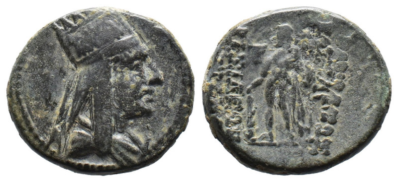 (Bronze, 4.50g 19mm)

KINGS OF ARMENIA.
Tigranes II ‘the Great’, 95-56 BC.
D...