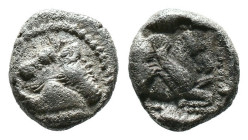 (Silver, 0.92g 9mm)

LYCIAN DYNASTS.  c.480 BC. AR Obol