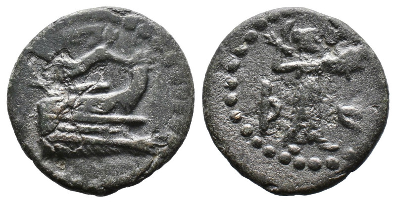 (Bronze, 3.24g 18mm)

LYCIA. Phaselis. Ae (Circa 221-190 BC).

Prow right; a...