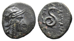 (Bronze, 1.64g 12mm)

Kings of Pergamon.
Pergamon.
Philetairos 282-263 BC. Bronze Æ