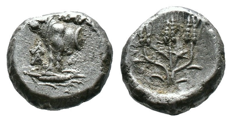 (Silver, 1.87g 11mm)

BITHYNIA, Kalchedon. Circa 387-340 BC. AR hemidrachm.