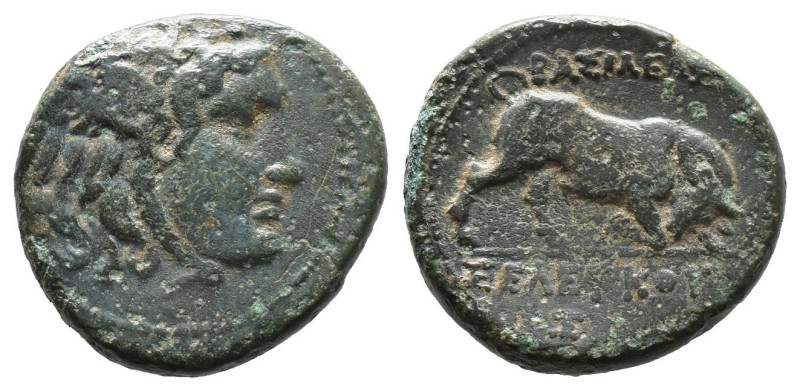 (Bronze, 6.21g 20mm)

SELEUKID EMPIRE.

Seleukos I Nikator.

312-281 B.C