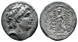 (Silver, 16.35g 28mm)

Seleucid kings of Syria,

Antiochos VII (138-129)

Tetradrachm, Antioch