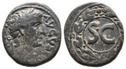 (Bronze, 8.59g 20mm)

Syria.
Antioch.
Augustus 27 BC-14 AD AE