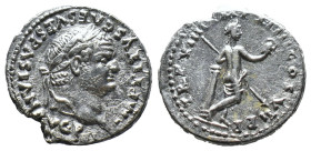 (Silver, 3.30g 19mm)
Titus (79 - 81 n. Chr.).
Denar (Silber). 79 n. Chr. Rom.