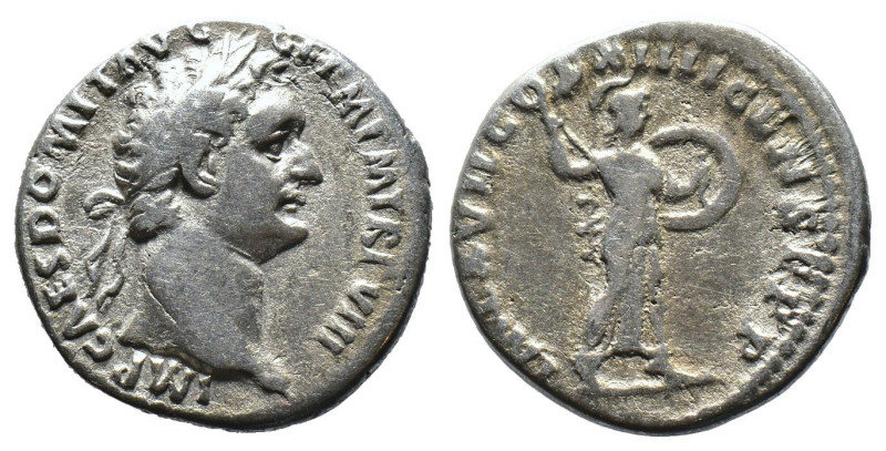 (Silver, 3.06g 18mm)

Domitian, A.D. 81-96. AR Denarius.

Extremely Fine.
A...