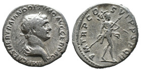 (Silver, 3.32g 20mm)

Trajan (AD 98-117) AR denarius