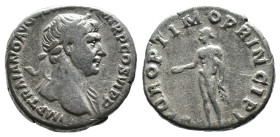 (Silver, 3.32g 18mm)

Trajan (AD 98-117) AR denarius