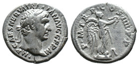 (Silver, 3.08g 18mm)

Trajan (AD 98-117) AR denarius