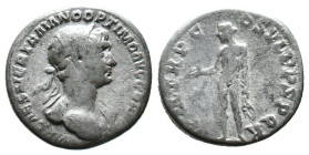 (Silver, 3.00g 19mm)

Trajan (AD 98-117) AR denarius