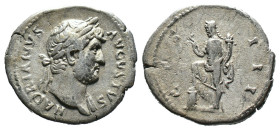 (Silver, 3.44g 19mm)

Hadrian (AD 117-138)  AR denarius.