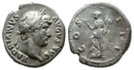 (Silver, 3.21g 18mm)

Hadrian (AD 117-138)  AR denarius.