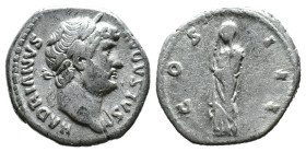 (Silver, 3.01g 19mm)

Hadrian (AD 117-138) AR denarius.