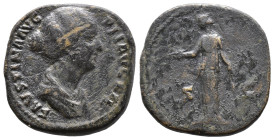 (Bronze, 12.41g 25mm)

Faustina Junior (AD 147-175/6) AE sestertius