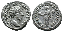 (Silver, 3.47g 18mm)

Marcus Aurelius As Caesar

AD 139-161. AR Denarius.