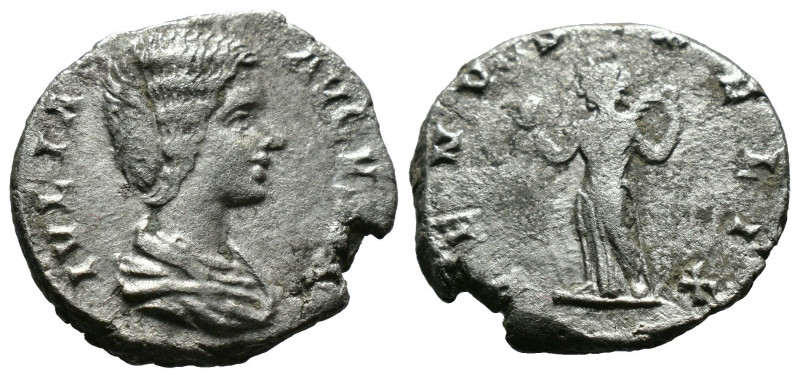 (Silver, 3.45g 19mm)

JULIA DOMNA (Augusta, 193-211).

Denarius. Rome.

Dr...