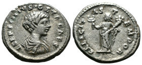 (Silver, 3.78g 20mm)

GETA (209-211)

Denarius  Rome

Bare headed, draped and cuirassed bust right.

Rev. Felicitas standing left with caduceu...