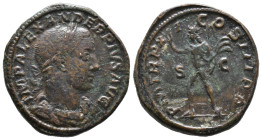 (Bronze, 22.14g 31mm)

Severus Alexander. A.D. 222-235. Æ sestertius