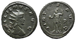 (Bronze, 3.52g 21mm)

Gallienus. Antoninianus;

Gallienus; 253-268 AD, Antioch, Antoninianus