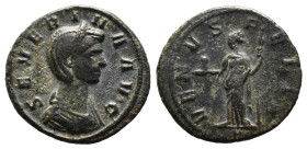 (Bronze, 2.30g 19mm)

Severina. Augusta, AD 270-275. Antoninianus