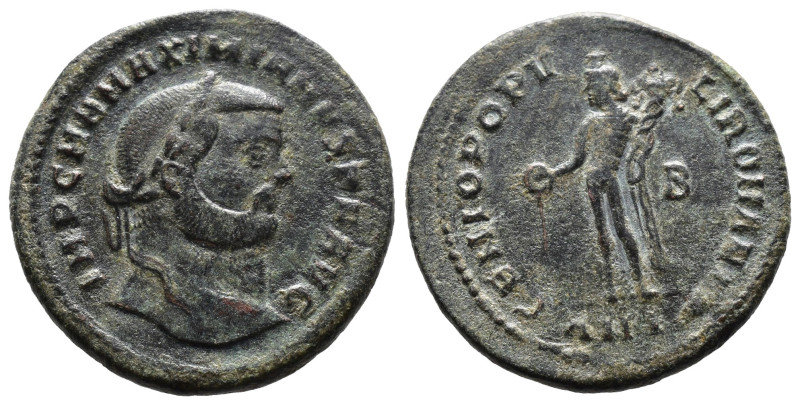 (Bronze, 9.53g 27mm)

Maximianus Æ Antoninianus. Antioch, AD 296.