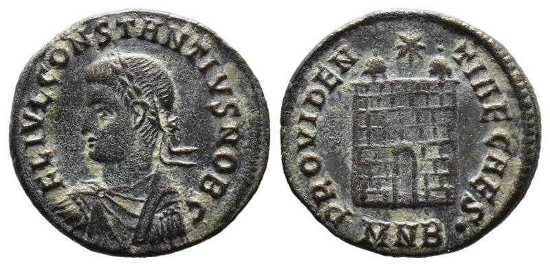 (Bronze, 2.74g 20mm)

Constantius II. As Caesar, A.D. 324-337. Æ follis

Nic...