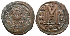 (Bronze, 19.42g 35mm)

BYZANTINE EMPIRE. Justinian I. 527-565. Æ follis