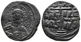 (Bronze, 9.01g 31mm)

BYZANTINE EMPIRE.

Time of Romanus III Argyrus. 1028-1034. Æ follis