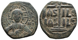 (Bronze, 8.91g 27mm)

BYZANTINE EMPIRE.

Time of Romanus III Argyrus. 1028-1034. Æ follis
