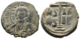 (Bronze, 8.79g 27mm)

BYZANTINE EMPIRE.

Time of Romanus III Argyrus. 1028-1034. Æ follis