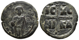 (Bronze, 8.68g 29mm)

BYZANTINE EMPIRE.

Time of Michael IV. Circa 1034-1041, Crusades era. Æ follis