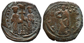 (Bronze, 8.09g 29mm)

BYZANTINE EMPIRE. Constantine X. 1059-1067. Æ follis.