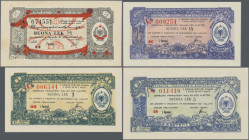 Albania: Banka e Shtetit Shqiptar, nice lot with 5 Foreign Exchange Certificates, comprising ½ Buona Lek 1956 (P.FX10, UNC) and ½, 1, 5 and 10 Buona L...