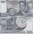 Austria: Oesterreichische Nationalbank, 1.000 Schilling 1983 with portrait of Erwin Schrödinger, P.152 in perfect UNC condition.
 [differenzbesteuert...