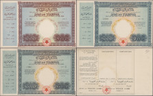 Lebanon: Republique Libanaise set with 1.000, 5.000 and 10.000 Livres Bon du Tresor L.24.05.1949 in aUNC/UNC condition. (3 pcs.)
 [differenzbesteuert...