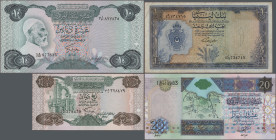 Libya: United Kingdom of Libya, Bank of Libya, Central Bank of Libya and Military Authority in Tripolitania, set with 27 banknotes, 1943-2012 series, ...