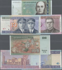Lithuania: Lietuvos Bankas, set with 10, 20 and 100 Litu 2007, P.68-70 in UNC condition. (3 pcs.)
 [differenzbesteuert]