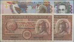Saint Thomas & Prince: Banco Nacional Ultramarino, Banco Nacional de S. Tomé e Príncipe and Banco Central de S. Tomé e Príncipe, very nice lot with 14...