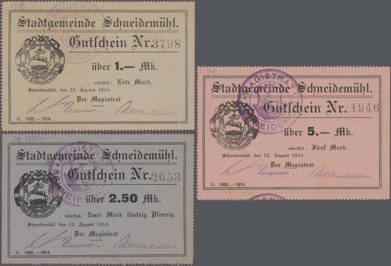 Deutschland - Notgeld - Ehemalige Ostgebiete: Schneidemühl, Posen, Magistrat, 1(...