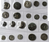 Antike: Lot 10 antike Münzen, nicht näher bestimmt, vermutlich alles Fälschungen, ohne Obligo. Gekauft wie gesehen, bought as viewed, no return.
 [di...