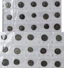 Römische Münzen: Lot 15 Münzen in Denargöße, nicht näher bestimmt, vermutlich alles Fälschungen, ohne Obligo. Gekauft wie gesehen, bought as viewed, n...