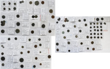 Römische Kaiserzeit: Konvolut von circa 100 meist Kleinbronzemünzen der Römischen Kaiserzeit, alle bestimmt, in unterschiedlichen Erhaltungen, gekauft...