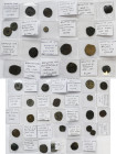 Byzanz: Lot mit insgesamt 33 byzantinische Bronzemünzen, alle bestimmt, in unterschiedlichen Erhaltungen, gekauft wie gesehen, keine spätere Reklamati...