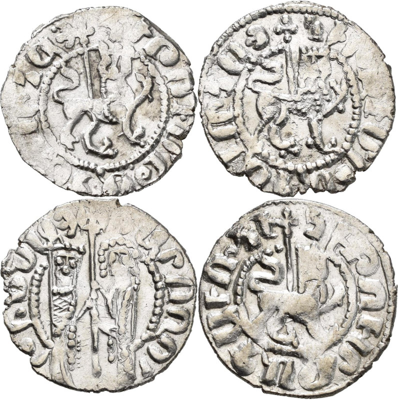 Armenien, Königreich: Hetoum und Zabel 1226-1270: Lot 3 Stück: Tram, sehr schön ...