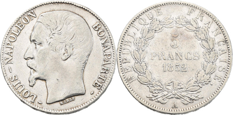 Frankreich: 2. Republik 1848-1852, Louis-Napoleon Bonaparte als Präsident: 5 Fra...