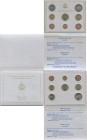 Vatikan: Kursmünzensatz 2005 Sede Vacante, papstlose Zeit, 1 Cent bis 2 Euro, im Originalfolder. Sehr gesucht, Auflage 60.000 Ex. Stempelglanz.
 [dif...
