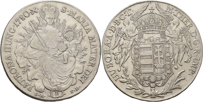 Haus Habsburg: Maria Theresia 1740-1780: Taler 1780 B, Kremnitz (S.K. P.D.) / Ma...