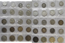 Preußen: Münzblatt mit 20 Münzen, dabei 5 x 2er, 11 x 3er und 4 x 5er.
 [differenzbesteuert]