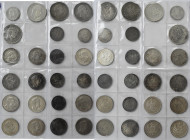 Preußen: Münzblatt mit 23 Münzen, dabei 2er, 3er und 5er.
 [differenzbesteuert]